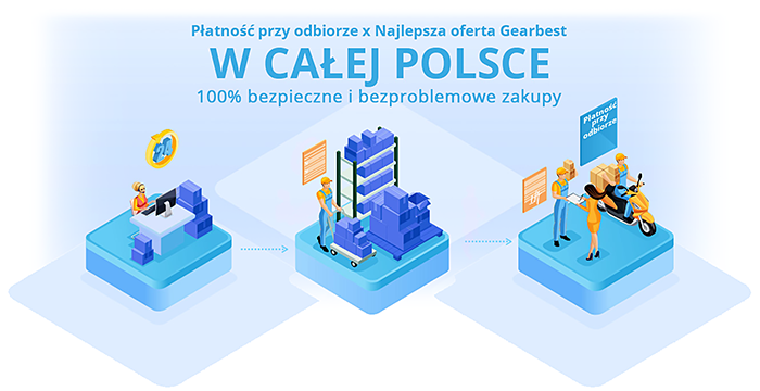 Gearbest - płatność za pobraniem w Polsce